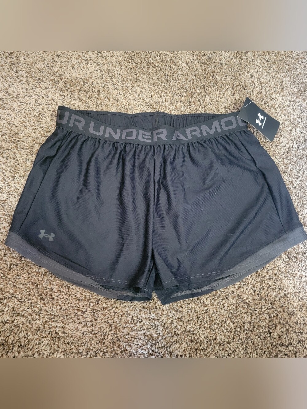 Under Armour Women's Black Performance Running Shorts Sz Med